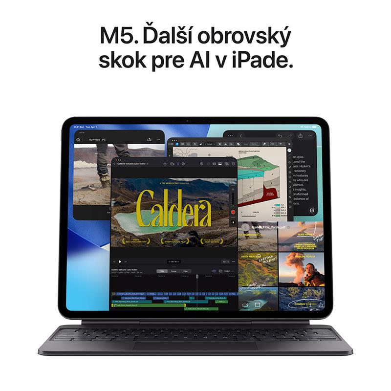 iPad Pro 11" Wi-Fi + Cellular 256GB štandardné sklo - Strieborný (2025) 