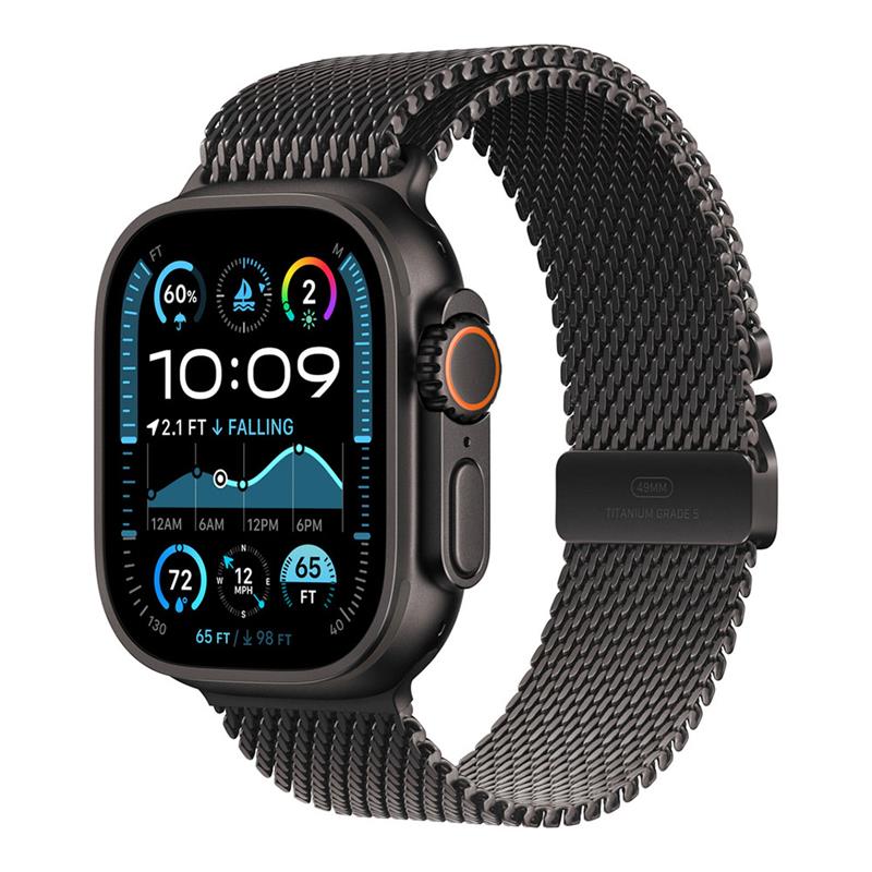 Apple Watch 49mm Black Titanium Milanese Loop - Small *Rozbalený* 