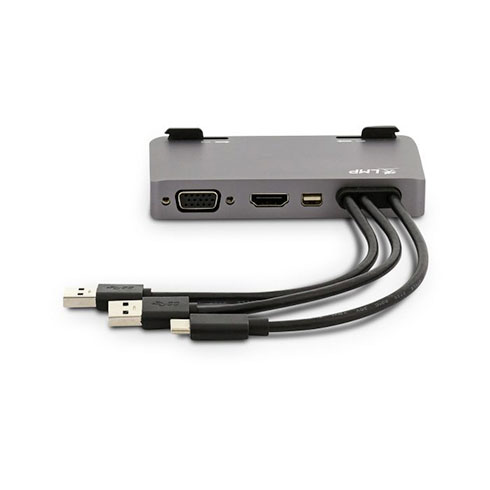 LMP USB-C Attach Dock Pro Hub - Space Gray Aluminium