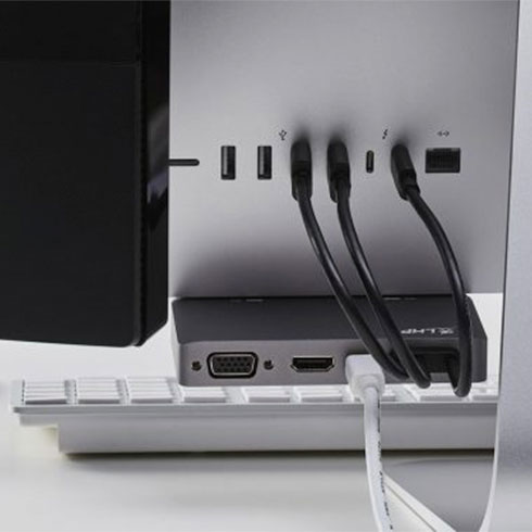 LMP USB-C Attach Dock Pro Hub - Space Gray Aluminium 