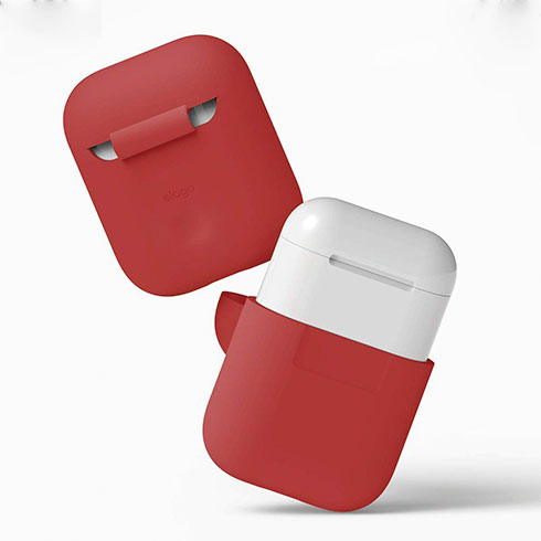 Elago Airpods Silicone Case - Red 
