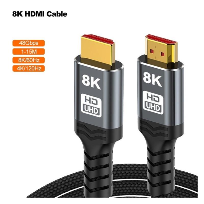 PremiumCord ULTRA HDMI 2.1 High Speed + Ethernet kábel 8K @ 60Hz, pozlátené 1.5m 