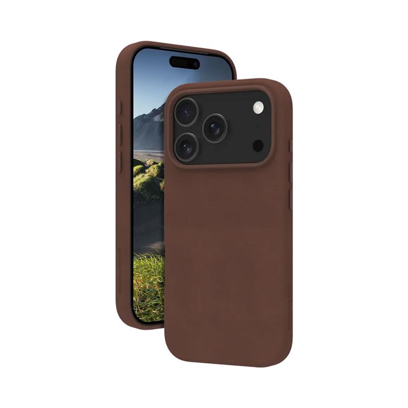 dbramante1928 - Puzdro Roskilde s MagSafe pre iPhone 17 Pro, dark tan 