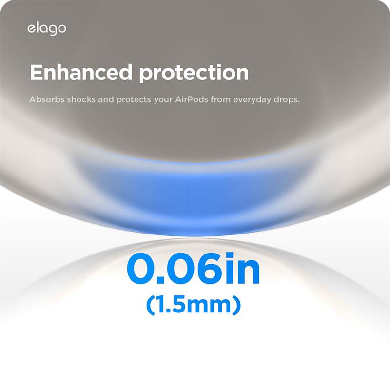 Elago Airpods Pro 3 Liquid Hybrid Strap Case - Stone 