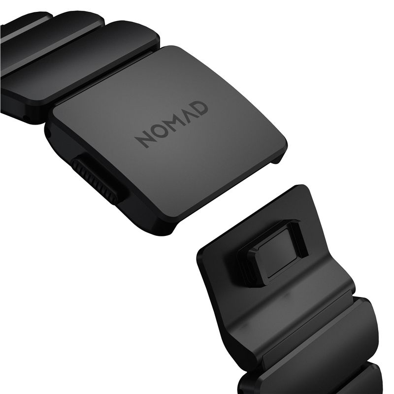 Nomad remienok Stratos pre Apple Watch 44-49mm - Black/Black Hardware 