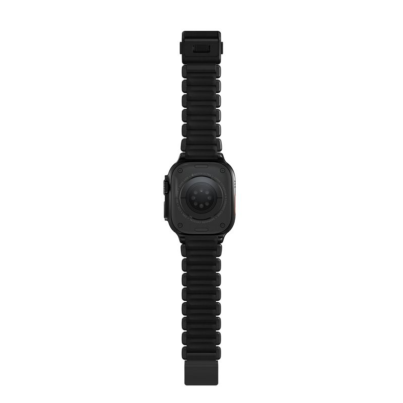 Nomad remienok Stratos pre Apple Watch 44-49mm - Black/Black Hardware 