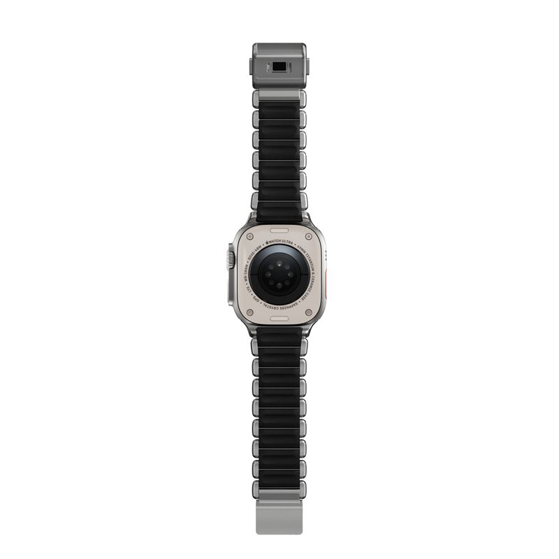 Nomad remienok Stratos pre Apple Watch 44-49mm - Black/Natural Hardware 