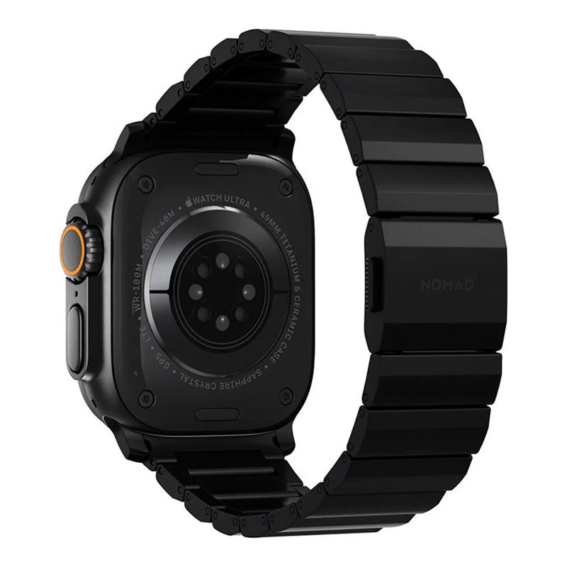 Nomad remienok pre Apple Watch 44-49 mm - Titanium Band/Black Hardware 