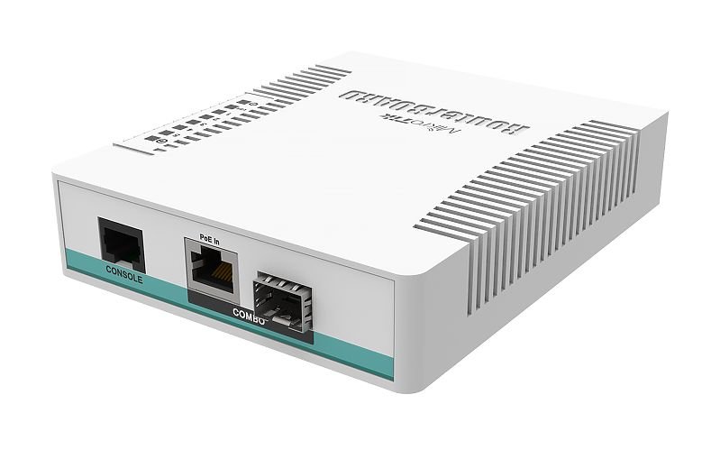 MIKROTIK RouterBOARD Cloud Router Switch CRS106-1C-5S +L5 (400MHz;128MB RAM;1x COMBO, 5x SFP) 