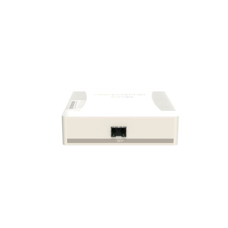 MIKROTIK RouterBOARD 260GSP  5-port Gigabit smart switch + 1x SFP (SwitchOS, PoE-ouit plastic case + zdroj) 