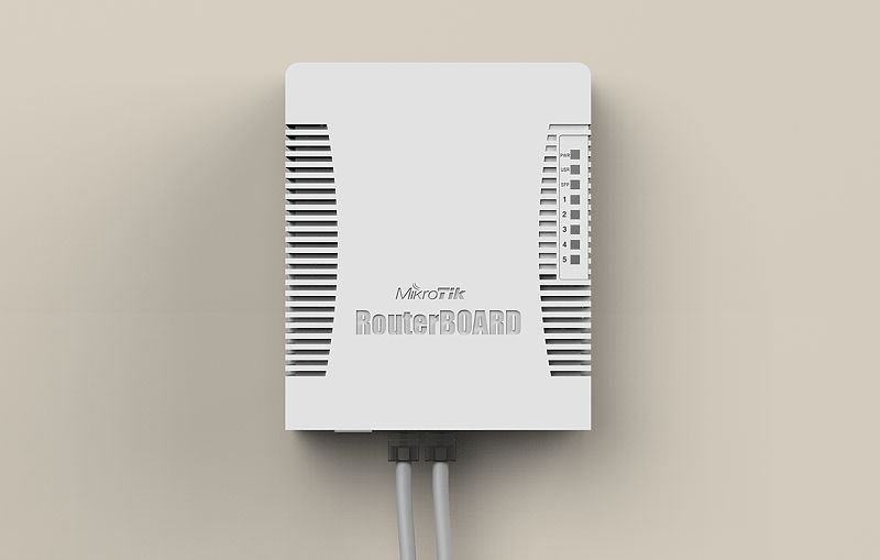MIKROTIK RouterBOARD hEX PoE + L4 (800MHz; 128MB RAM, 5xGLAN switch, PoE in/out, zdroj) 