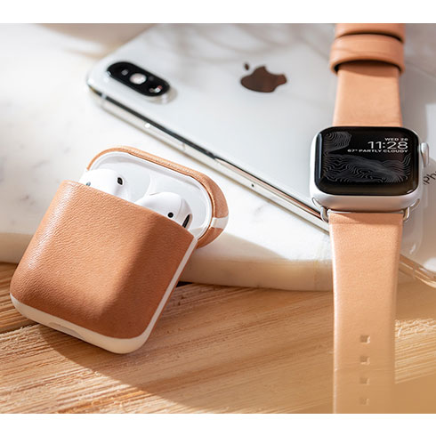 Nomad puzdro Rugged Case pre Apple Airpods 1&2 - Natural 