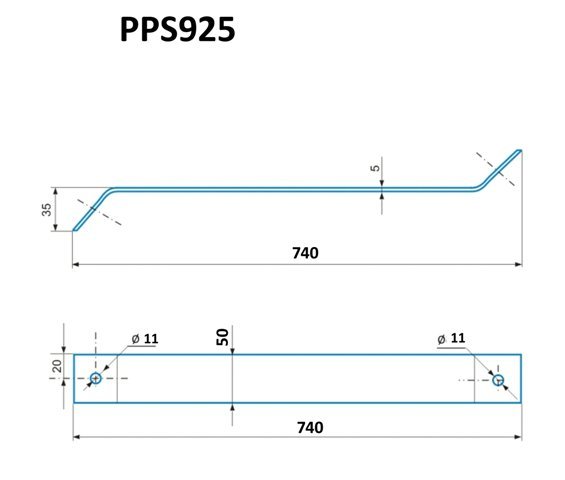 CSAT   PPS925   pásovina (výstuha) pre KPS925 