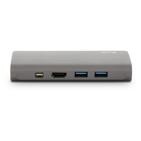 LMP USB-C Travel Dock 9 port - Space Gray Aluminium