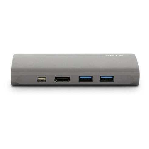 LMP USB-C Travel Dock 9 port - Space Gray Aluminium 