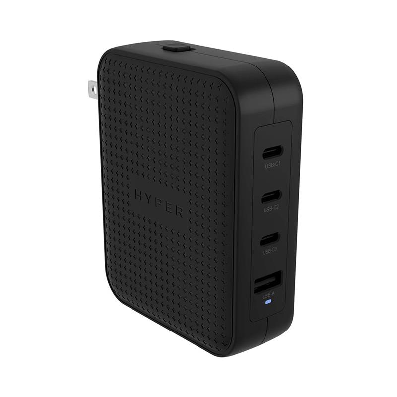 Hyper HyperJuice 145W USB-C GaN Charger With 4 Ports - Black 