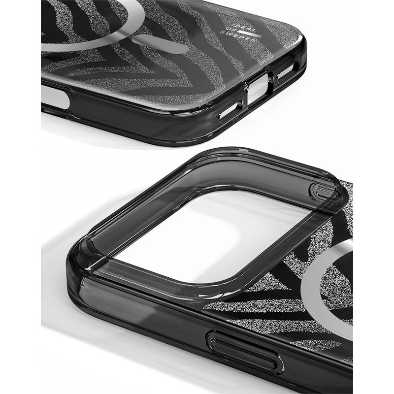 iDeal Fashion Clear Case MagSafe iPhone 17 Pro Zebra Mystique 