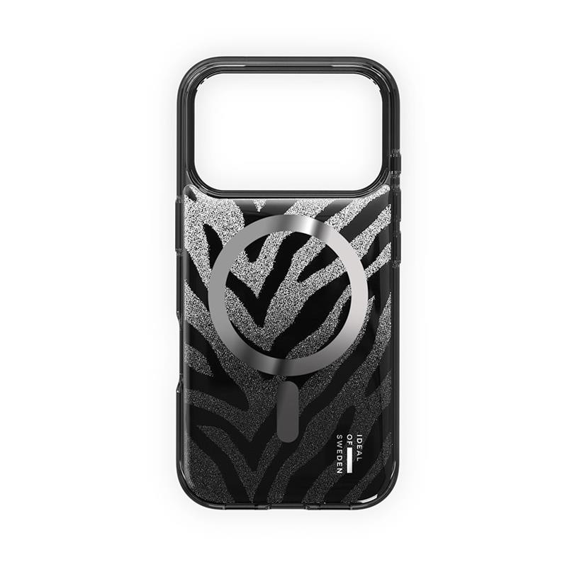 iDeal Fashion Clear Case MagSafe iPhone 17 Pro Zebra Mystique 
