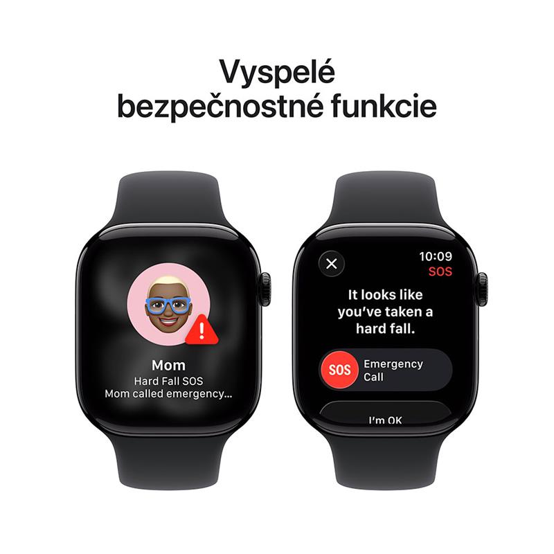 Apple Watch Series 11 GPS 42mm Klavírny čierny hliník s čiernym športovým remienkom - S/M *Rozbalený* 