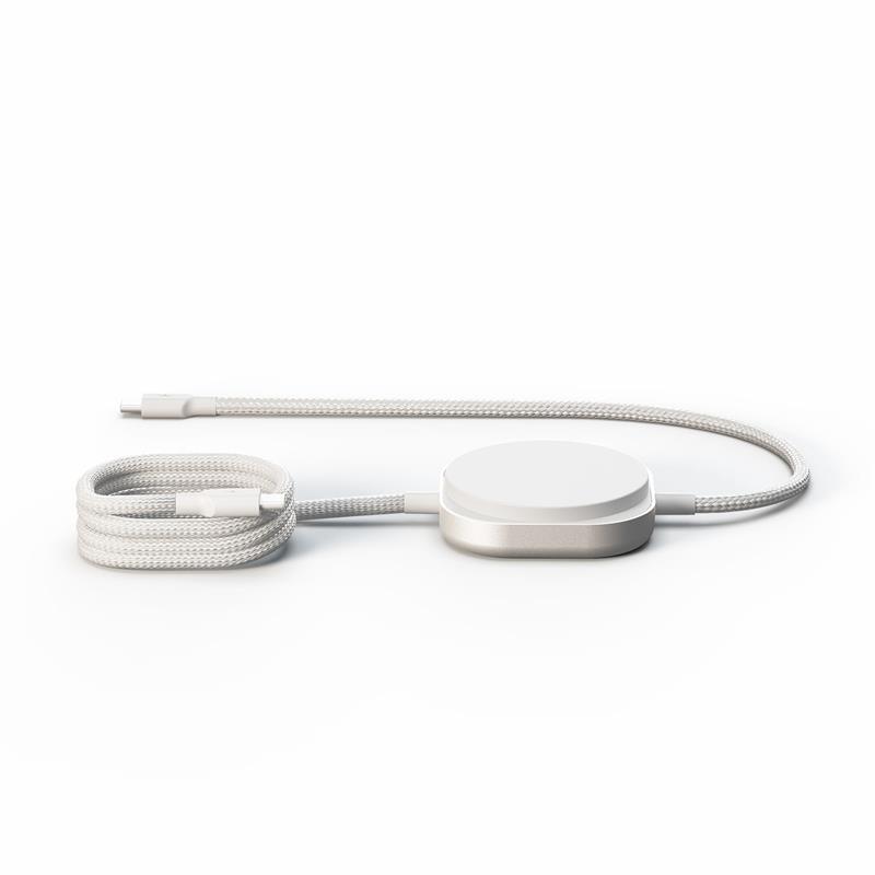 ZENS USB C - C Pro 2 cable 1,5 m 240W with Qi2,charger White 