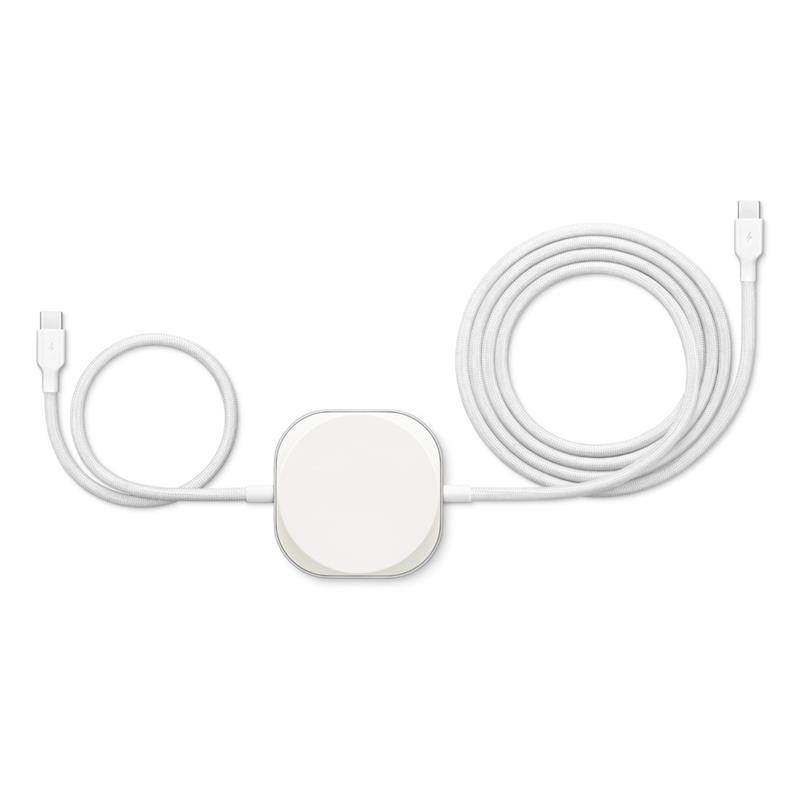 ZENS USB C - C Pro 2 cable 1,5 m 240W with Qi2,charger White 