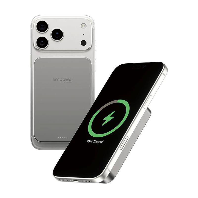 PanzerGlass EMPOWER Wireless Qi2 Powerbank 10.000 mAh - Titanium 