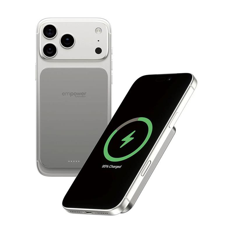 PanzerGlass EMPOWER Wireless Qi2 Powerbank 5.000 mAh - Titanium 