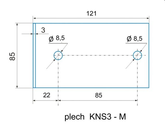 CSAT   KNS3-M   konzola pre malé zariadenia s naklápaním 