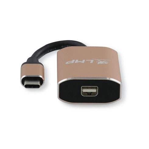 LMP adaptér USB-C to Mini-DisplayPort - Gold Aluminium