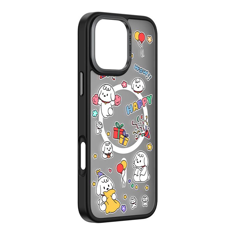 Comma kryt Cultural Series Magnetic Case pre iPhone 16 Pro Max - Happy Dog 