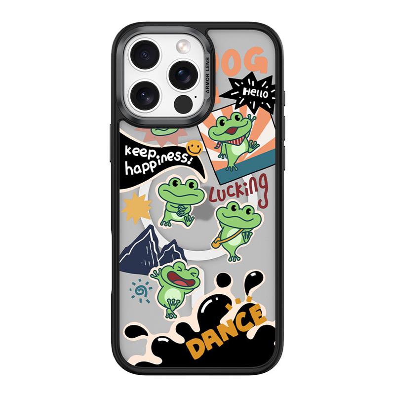 Comma kryt Cultural Series Magnetic Case pre iPhone 16 Pro Max - Lucky Frog 