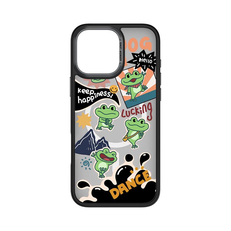 Comma kryt Cultural Series Magnetic Case pre iPhone 16 - Lucky Frog 