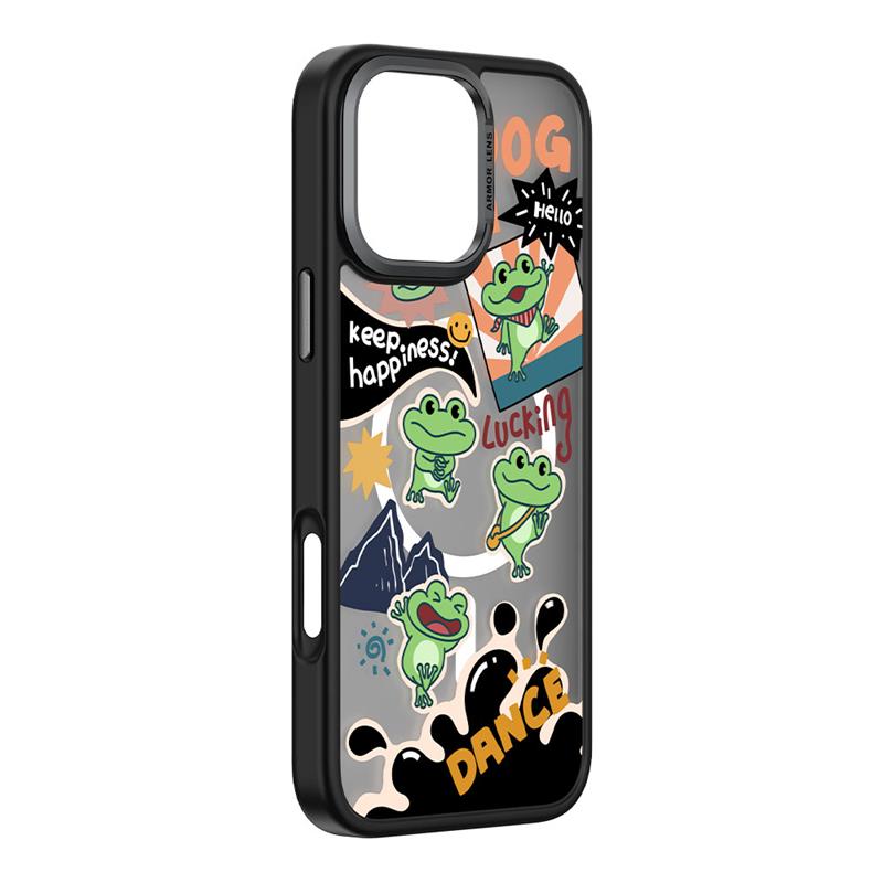 Comma kryt Cultural Series Magnetic Case pre iPhone 16 Plus - Lucky Frog 