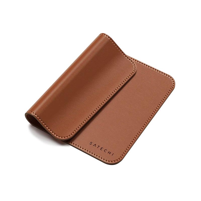 Satechi podložka pod myš Vegan-Leather Premium Mouse Pad - Brown 