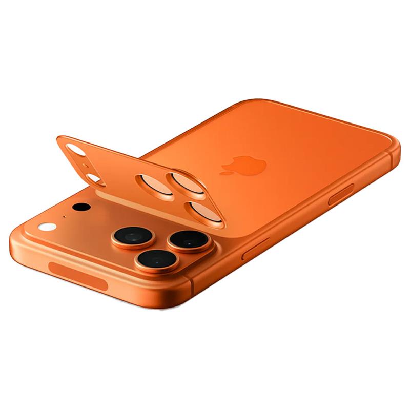 Spigen Glass tR EZ Fit Optik Pro XL pre iPhone 17 Pro - Orange 