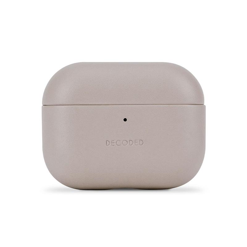 Decoded puzdro Leather AirCase pre Apple Airpods Pro 3 - Clay 
