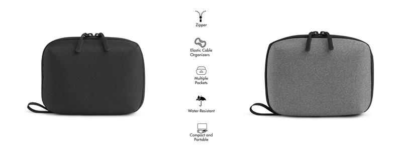 Aiino Travel Charging Kit with Pok organizer - Black *Rozbalený* 