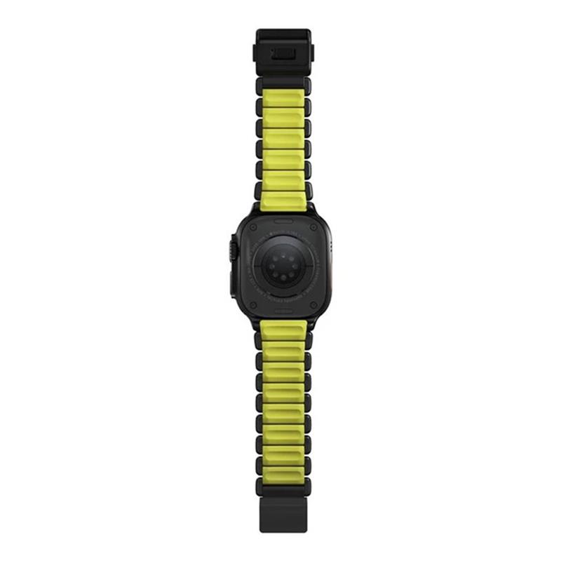 Nomad remienok Stratos pre Apple Watch 44-49mm - Volt/Black Hardware 