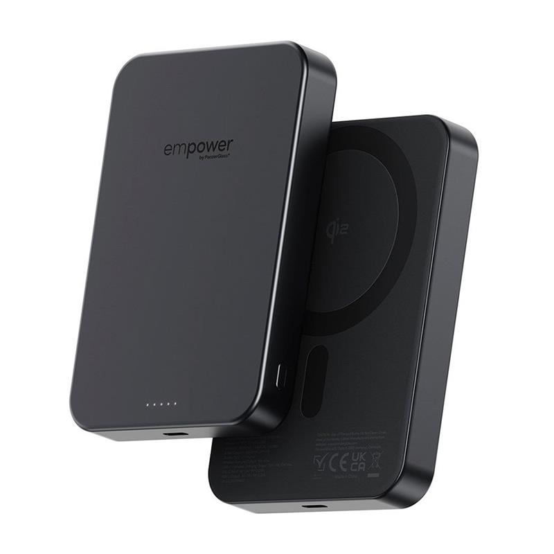 PanzerGlass EMPOWER Wireless Qi2 Powerbank 10.000 mAh - Black 