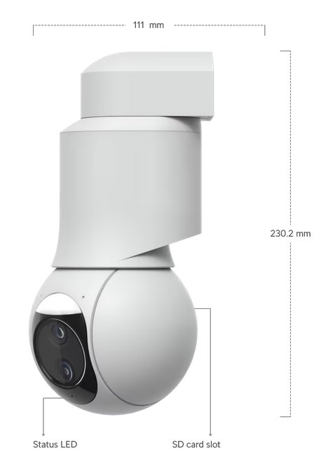Ubiquiti UniFi Video Camera G6 PTZ  (8MP, 3864*2160/30sn; 10x hybrid zoom) biela 