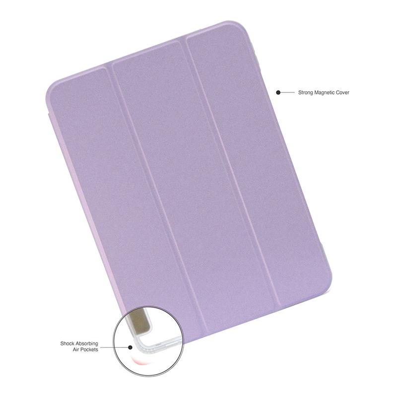 Pipetto puzdro Origami No7 Tri-Folio Case pre iPad 10-11 Gen 2022/2025 - Metallic Purple 