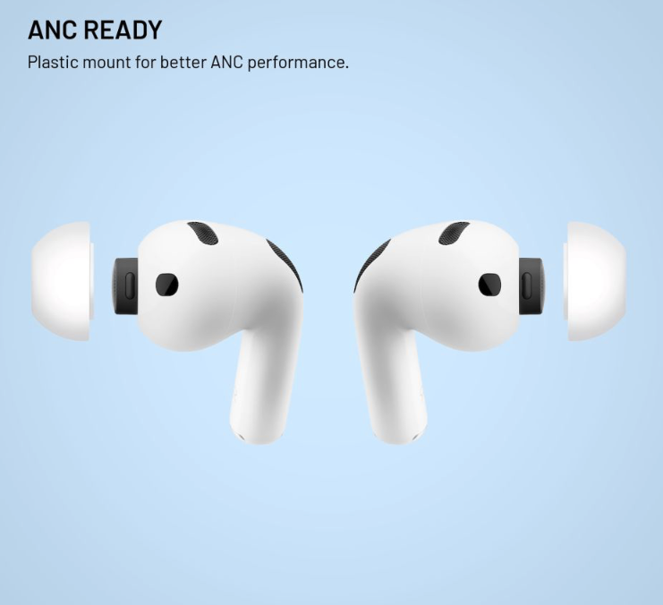 FIXED silikonové štuple pre Apple AirPods Pro 3, veľkosť XS, 2 sady 