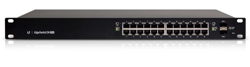 Ubiquiti EdgeMAX switch ES24-250W   24x1000Mbps + 2xSFP   PoE/PoE+/PoE24V 