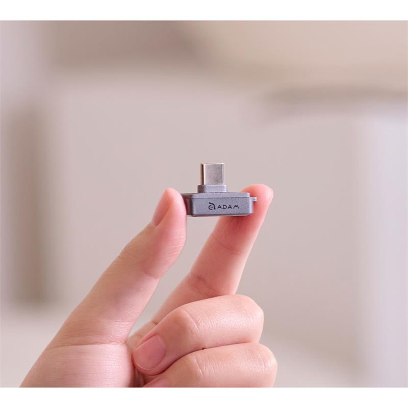 Adam Elementsi iKlips S USB-C Nano Touch Fingerprint SSD 256GB - Gray 