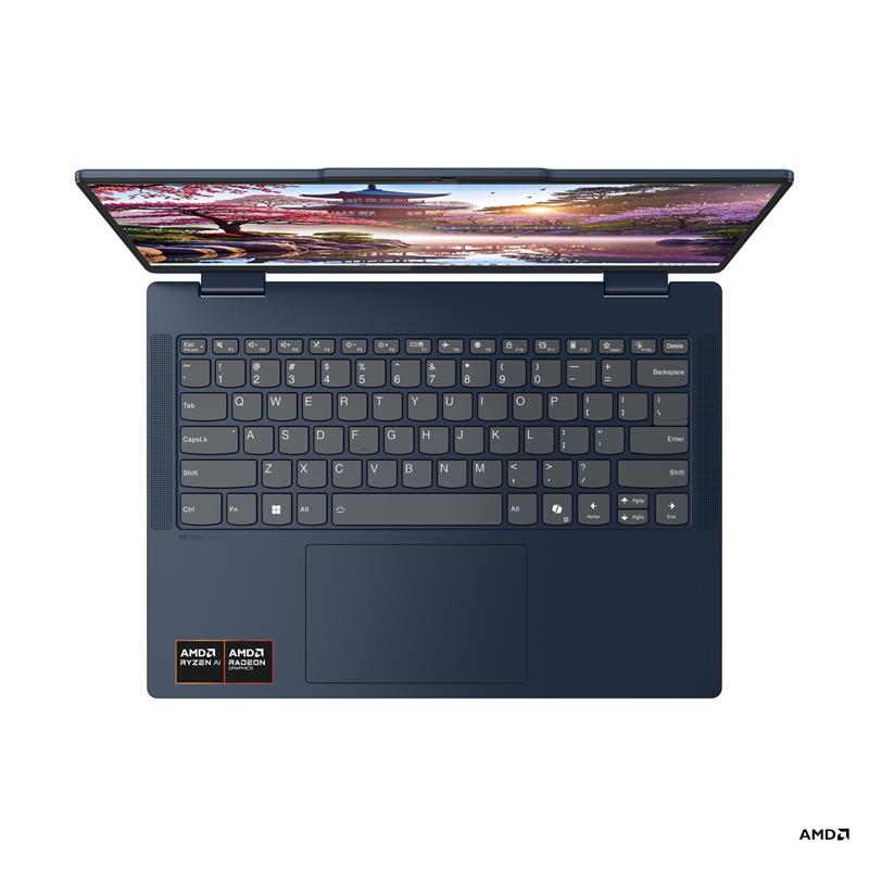 Lenovo IdeaPad 5 2-in-1 14AKP10 AMD RyzenAI7 350 16GB 1TB-SSD 14.0"WUXGA OLED Touch GL IntegRadeon PEN DOS Cosmic Blue 