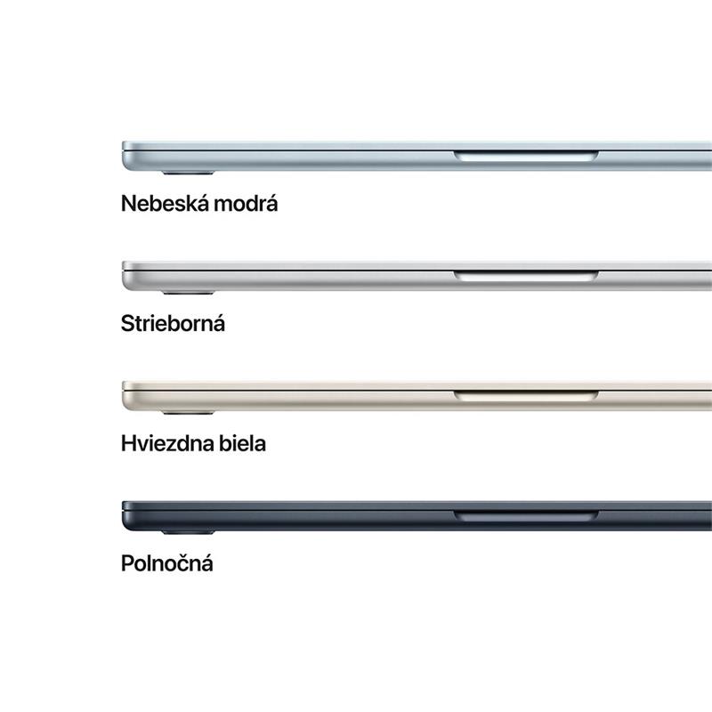 MacBook Air 13" Apple M5 10C CPU 8C GPU 16GB 512GB Polnočný SK 
