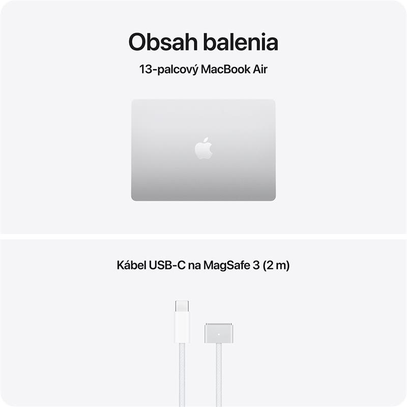 MacBook Air 13" Apple M5 10C CPU 10C GPU 24GB 1TB Strieborný SK 