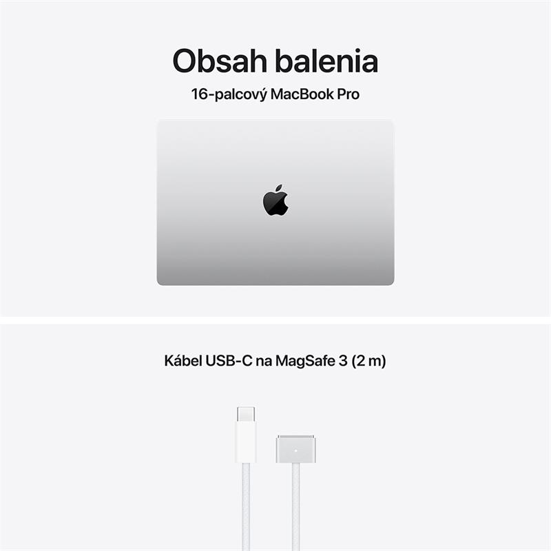 MacBook Pro 16" Apple M5 Pro 18C CPU 20C GPU 48GB 1TB Strieborný SK 