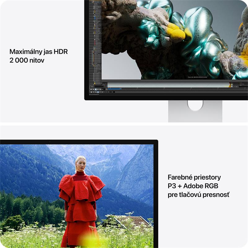 Apple Studio Display XDR - Štandardné sklo - Montážny adaptér VESA (bez stojana) 