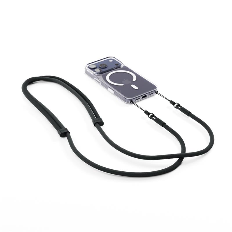 Spello Rope Crossbody Strap - čierna 